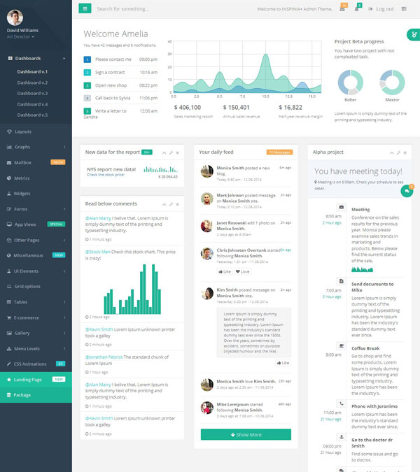 Download Inspinia – Admin Bootstrap Template