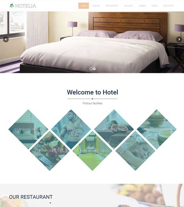 Download Hotelia Hotel Booking WordPress