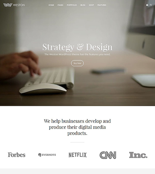 Weston Responsive WordPress Theme