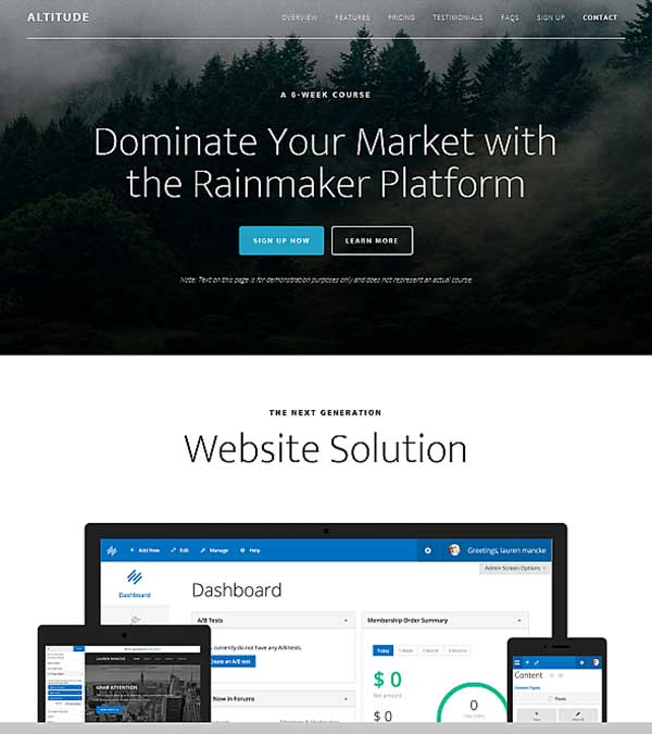 Altitude Pro Genesis WordPress Theme