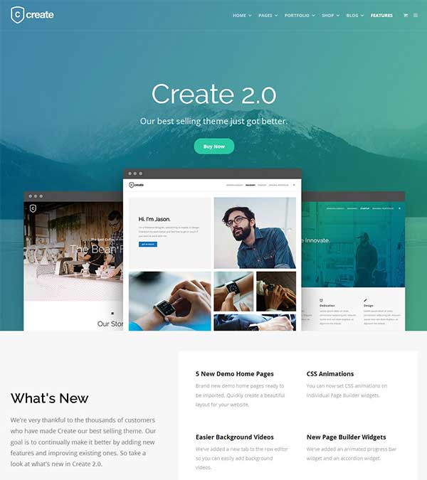 Download Create Multipurpose WordPress Theme