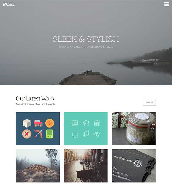 Download Port Stylish Agency WP Theme