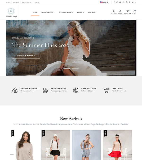 Download Blossom Shop Pro WordPress Theme