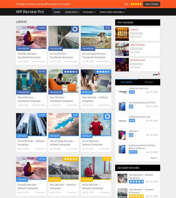 WP Review Pro WordPress Plugin